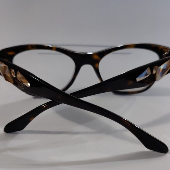 PRADA Eyeglasses Tortoise and rhinestones VPR 07R 2AU-1O1 - Picture 3 of 5